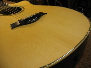Acoustic guitar bridge parts